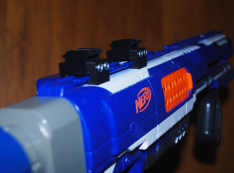 3D Printed Nerf to Picatinny Mini Rail for Nerf Gun 